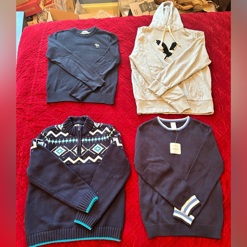 Boys 14 Sweater/sweatshirt Bundle